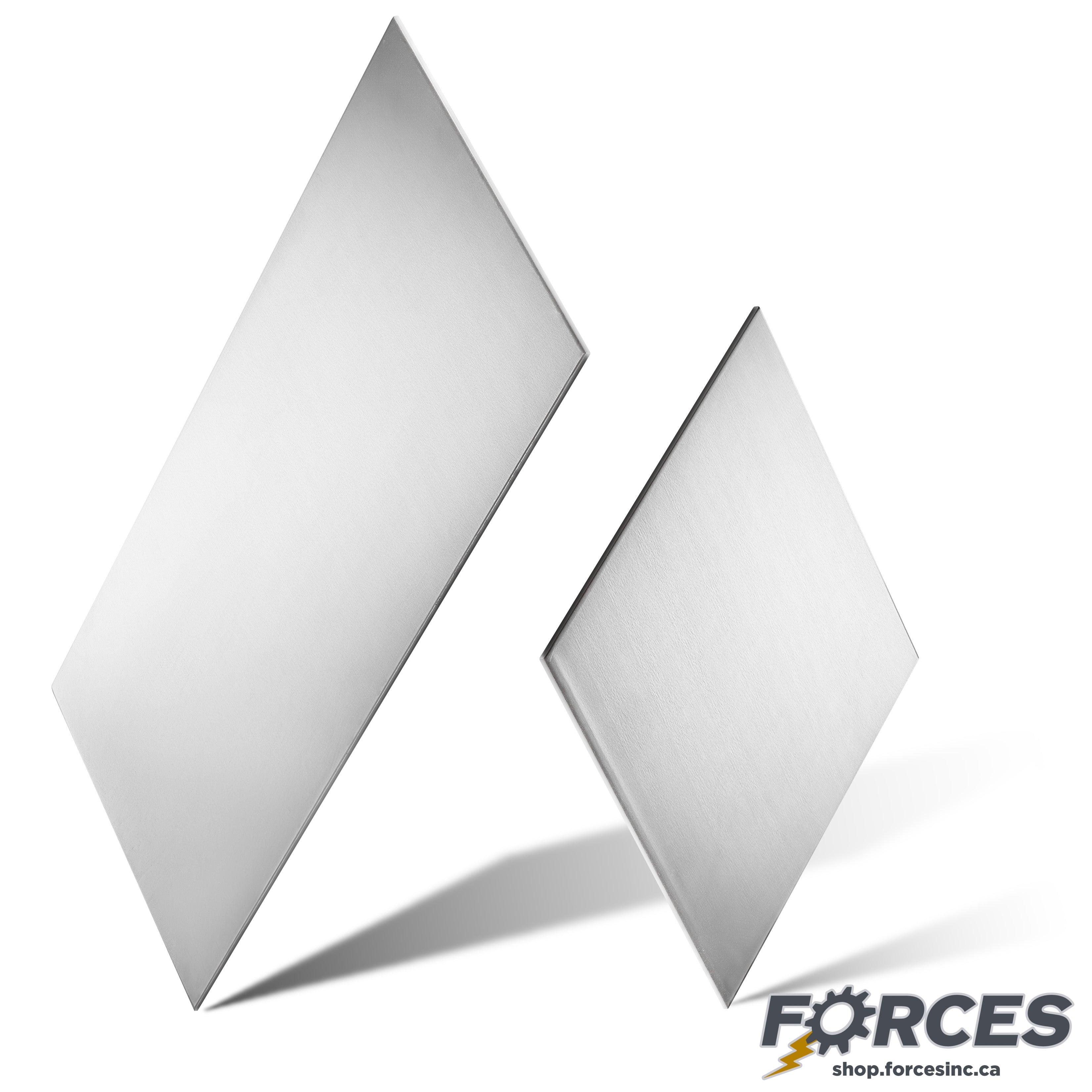 12" x 12" Sheet Plate 16 Gauge - SS304 (2B) - Forces Inc