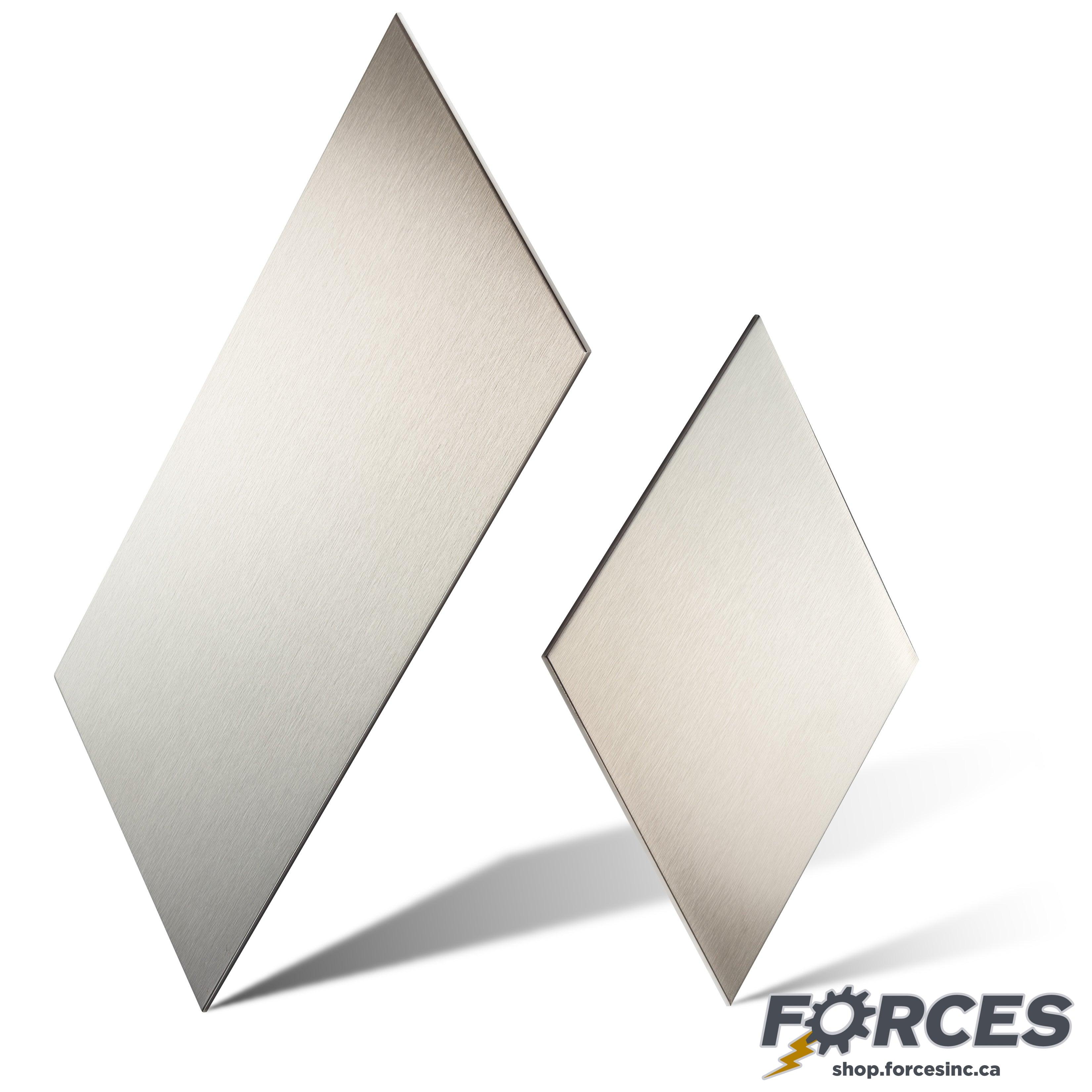 12" x 12" Sheet Plate 16 Gauge - SS304 (#4 SPV) - Forces Inc
