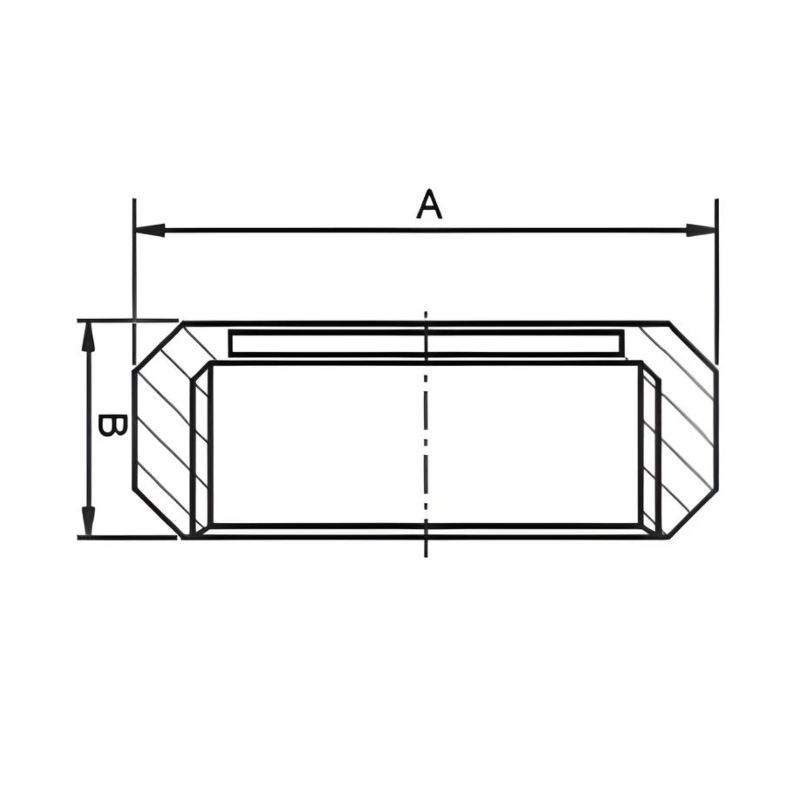 13R SMS Round Nut 4" - SS 304