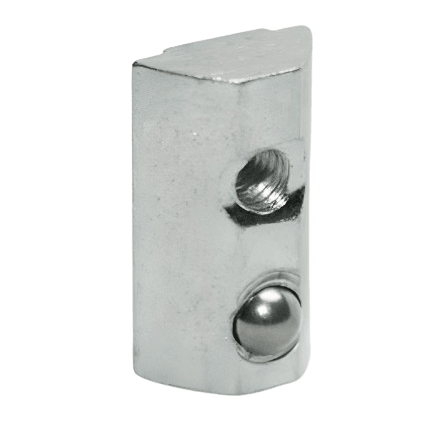1/4-20 Drop-In T-Nut w/ Spring-Ball | 15 Series T-Slot Aluminum - Forces Inc