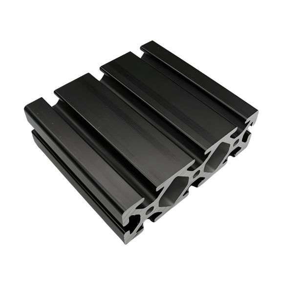 1.5" x 4.5" T-Slotted Aluminum Extrusion Black Smooth