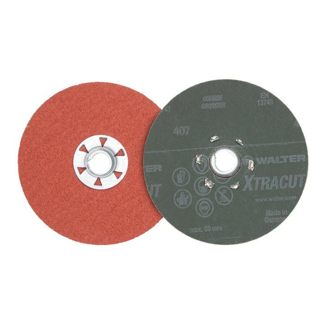 15A476 | XTRACUT™ QUICK-CHANGE Sanding Disc 4-1/2", 60+ Grit, Coarse, Ceramic