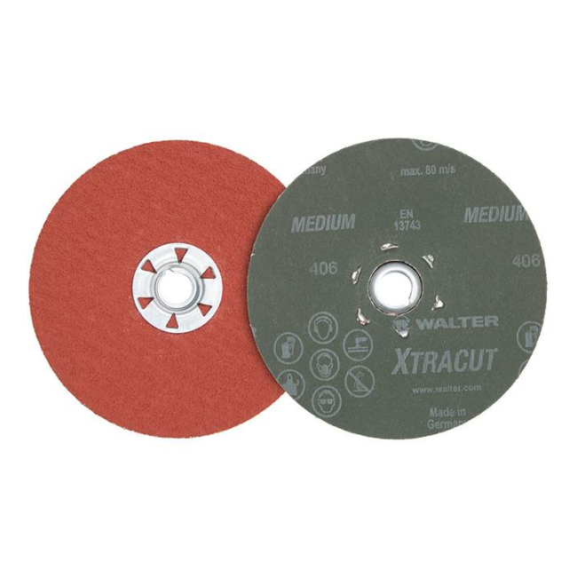 15A528 | XTRACUT™ QUICK-CHANGE Sanding Disc 5", 80+ Grit, Medium, Ceramic