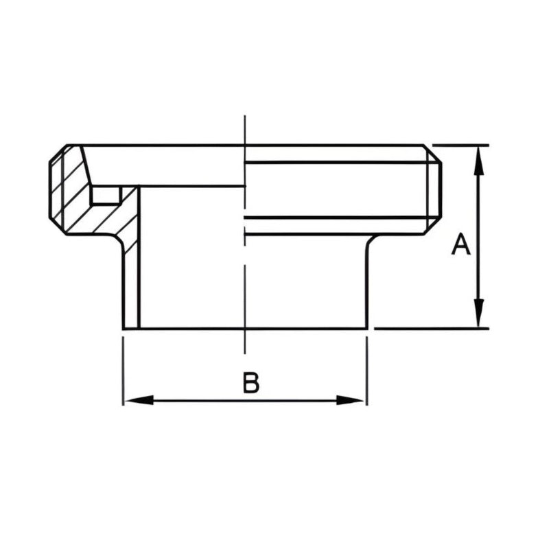 15A DIN Threaded Male Short Ferrule DN100 - Stainless Steel 304