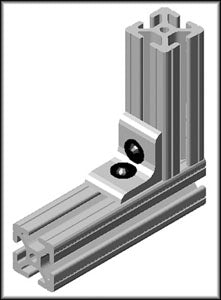 15 Series 2 Hole Inside Corner Bracket