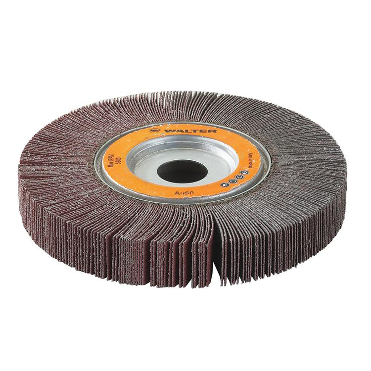 15G206 | COOLCUT™ Flap Wheel 6-1/2" x 1", 1/4" Arbor, 60 Grit, Cloth