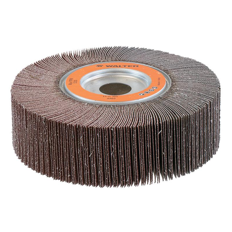 15G306 | COOLCUT™ Flap Wheel 6-1/2" x 2", 1/4" Arbor, 60 Grit, Cloth