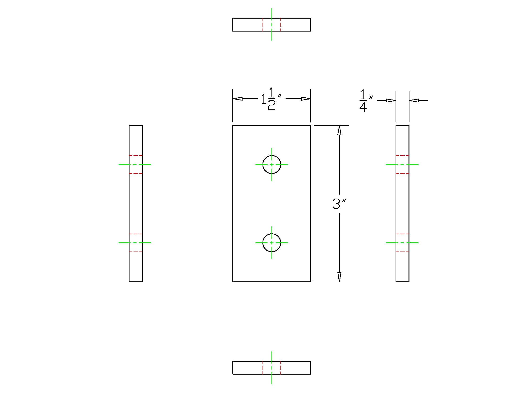 15 Series 2 Hole Joining Plate