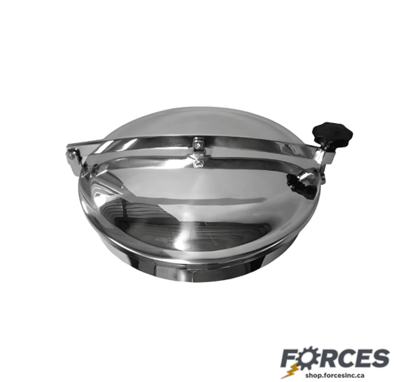 18" (450mm) Circular Manway W/o Pressure - SS316 - Forces Inc