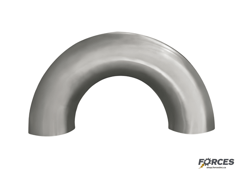 2-1/2" Butt Weld 180° Elbow - Stainless Steel 316 - Forces Inc