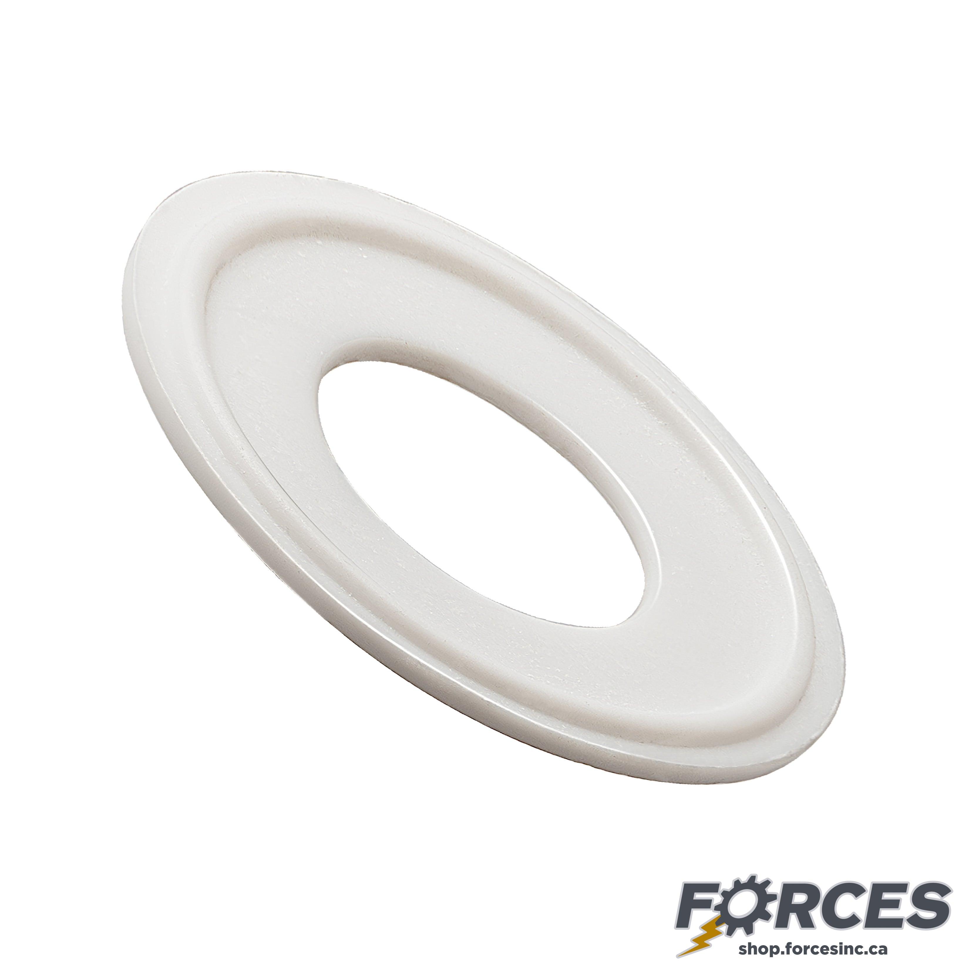 2-1/2" Sanitary Flanged Tri-Clamp Gasket - Silicone - Forces Inc