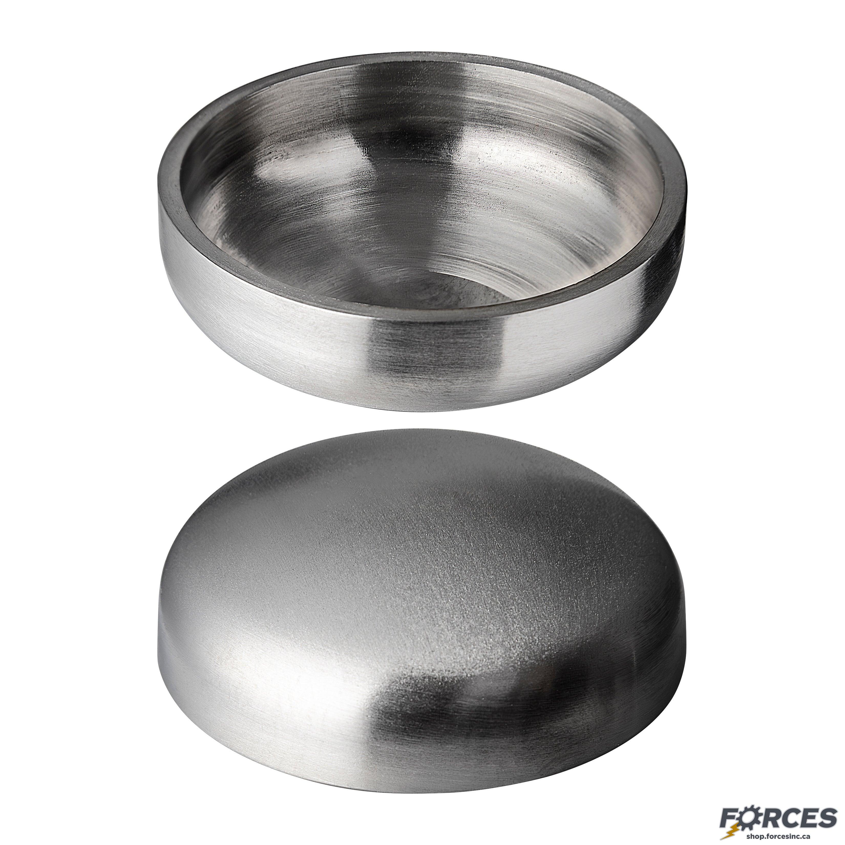 2" Butt Weld End Cap 16W - Stainless Steel 316 - Forces Inc