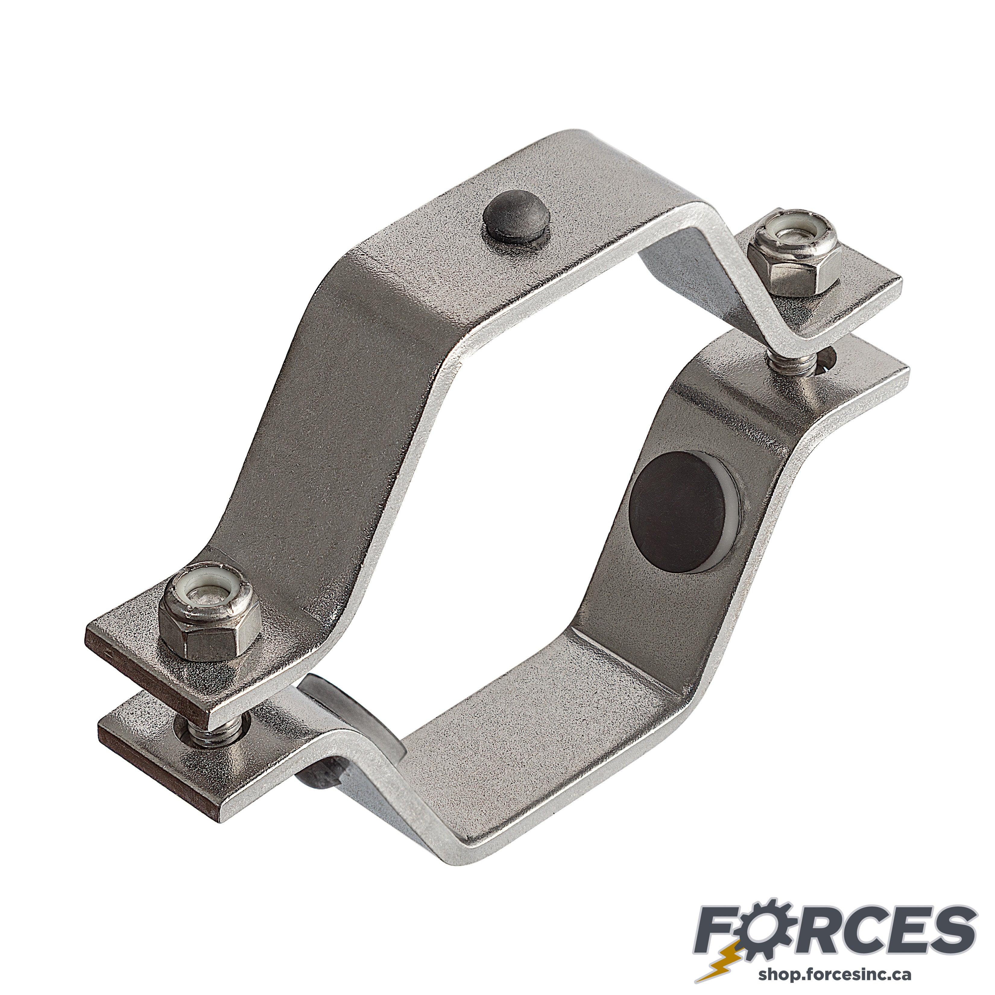 2" Hanger for Sanitary Tube 304 Stainless Steel - Forces Inc