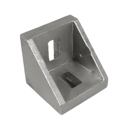 2 Hole Inside Corner Bracket | 30 Series Aluminum T-Slot - Forces Inc