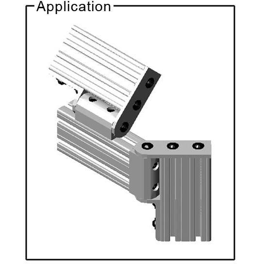 2" Pivot Nub for Dynamic Pivots | 10 Series Aluminum T-Slot - Forces Inc