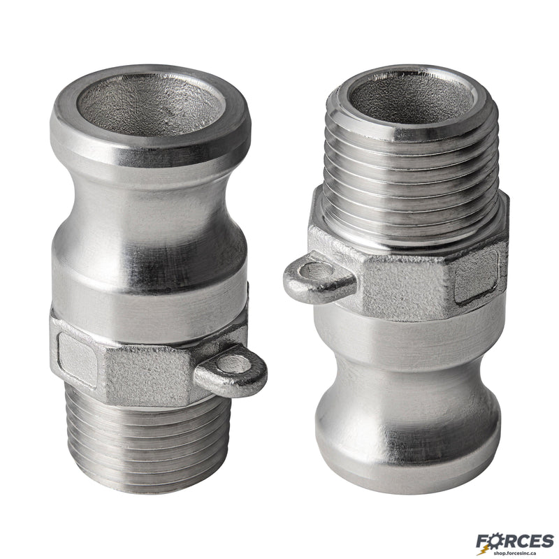 2" Type F Camlock Fitting Stainless Steel 316 - Forces Inc