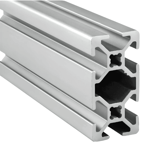 20mm x 40mm Smooth T-Slotted Aluminum Extrusion - 1ft Bar - Forces Inc