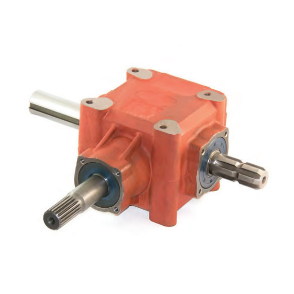 Agricultural Gear Speed Reducer 1:1 Fan Shaft 1.75" - Cast Iron