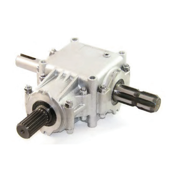 Agricultural Gear Speed Reducer 1:1.46 Fan Shaft 31.75mm - Aluminum