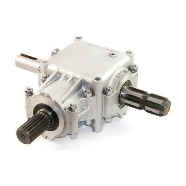 Agricultural Gear Speed Reducer 1:1 Fan Shaft 34.925mm - Aluminum