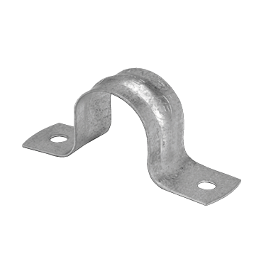 CI1416 | Iberville® 2 Hole EMT Conduit Strap 2" - Galvanized Steel