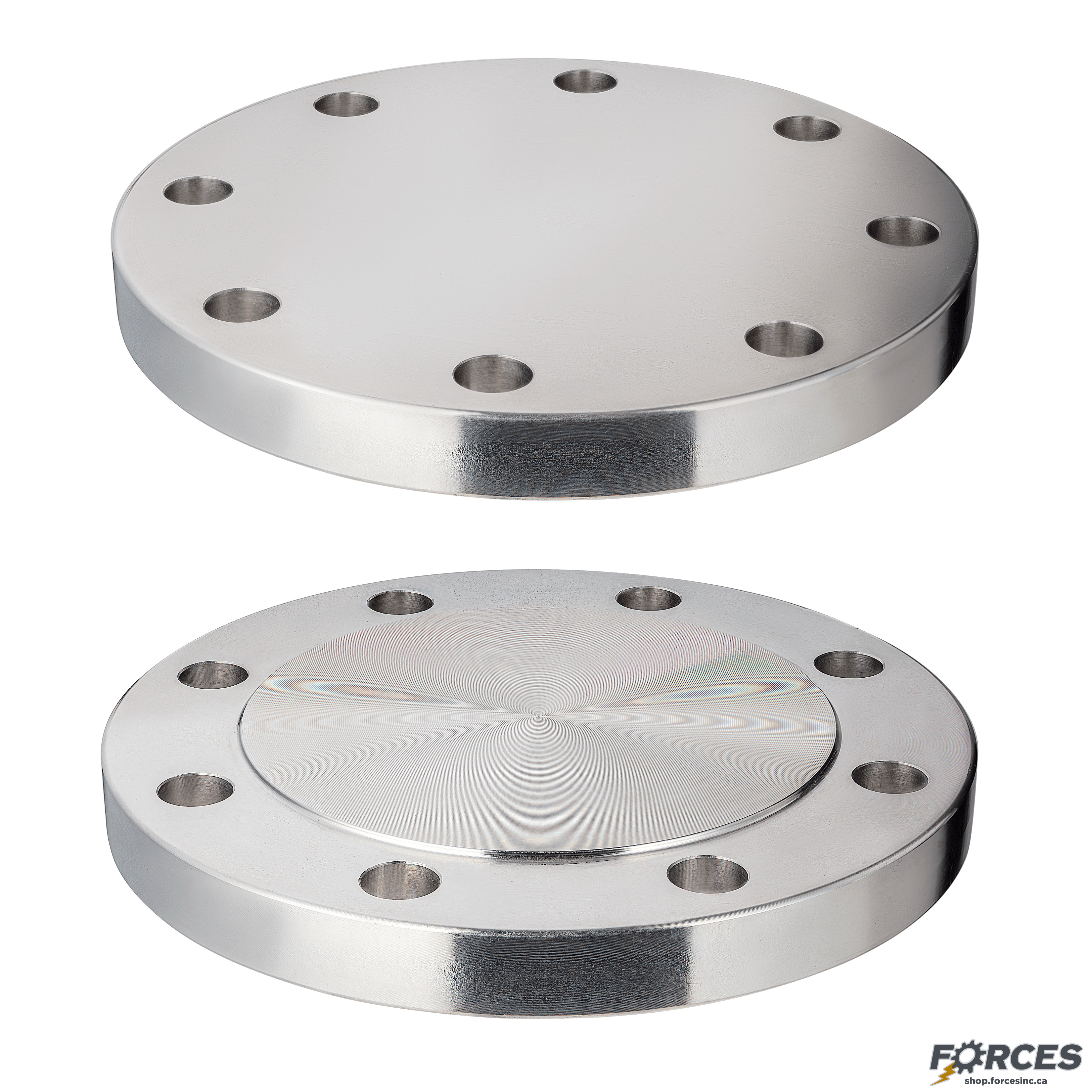 8" Blind Flange Class #150 - Stainless Steel 304 - Forces Inc