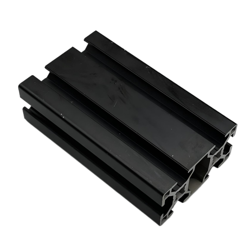 30mm x 60mm Black Smooth T-Slotted Aluminum Extrusion