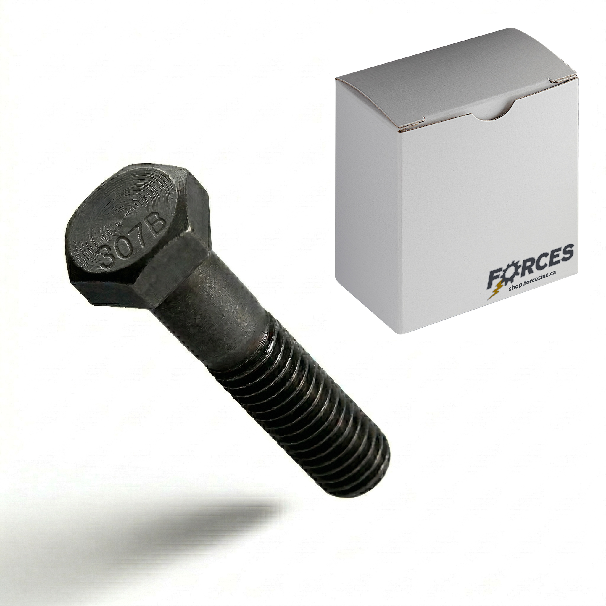 Heavy Hex Head Bolt 3/4"-10 x 3" Partial thread - Plain Steel A307 Grade B