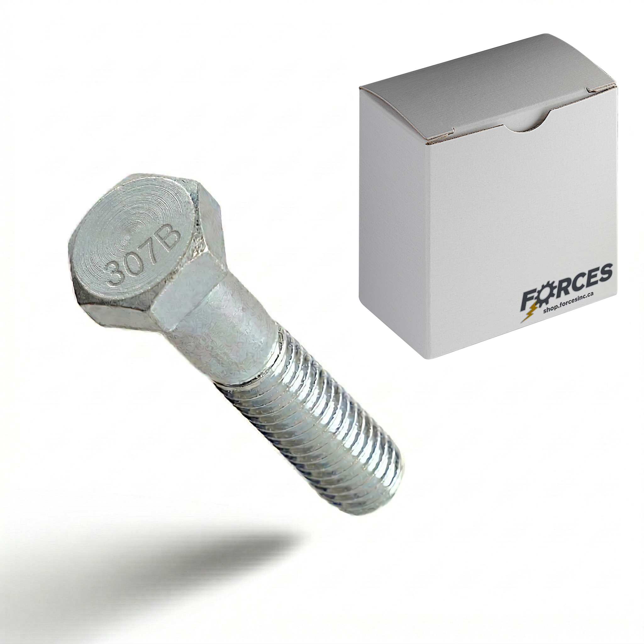 Heavy Hex Head Bolt 1"-8 x 4" Partial thread - Zinc Plated A307 Grade B