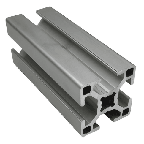 30mm x 30mm Smooth T-Slotted Aluminum Extrusion - 1ft Bar - Forces Inc