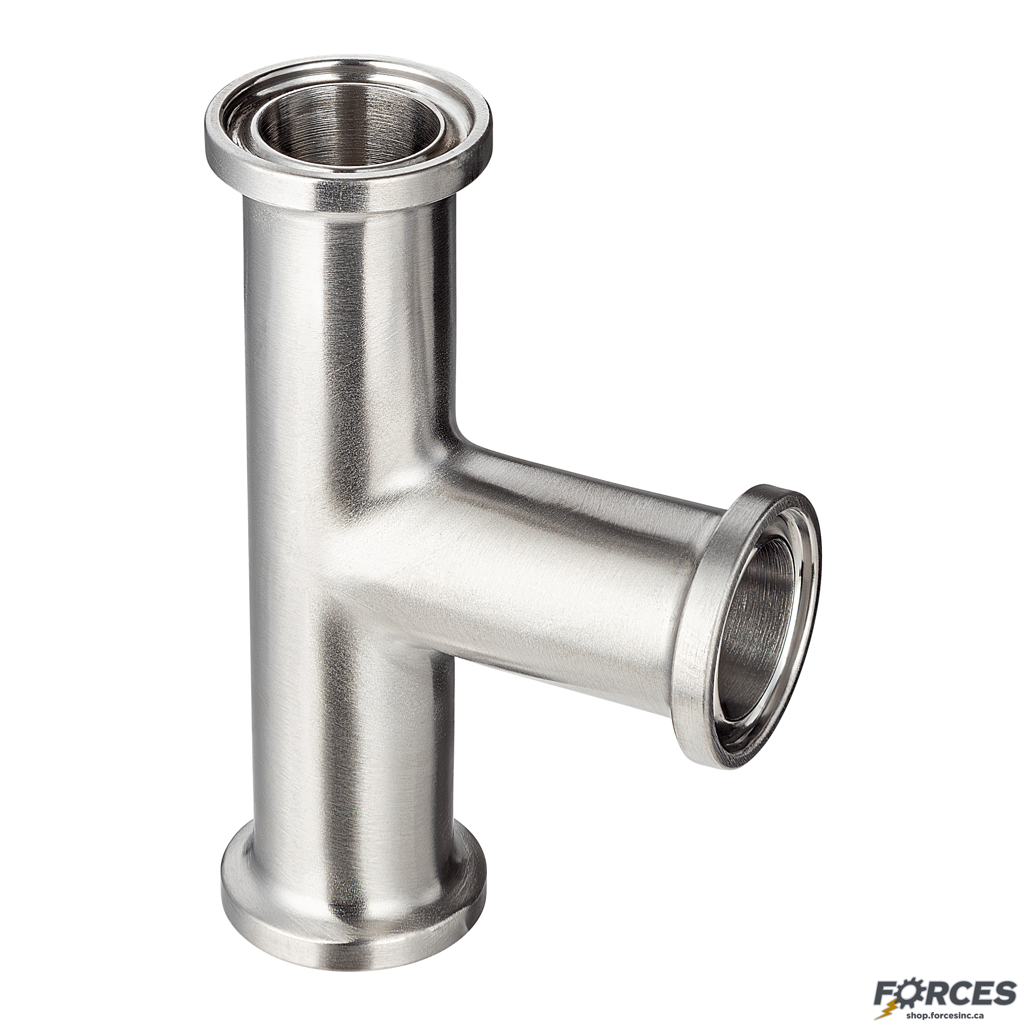 3/4" Tri-Clamp Short Tee - Stainless Steel 316 - Forces Inc