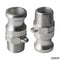 4" Type F Camlock Fitting Stainless Steel 316 - Forces Inc