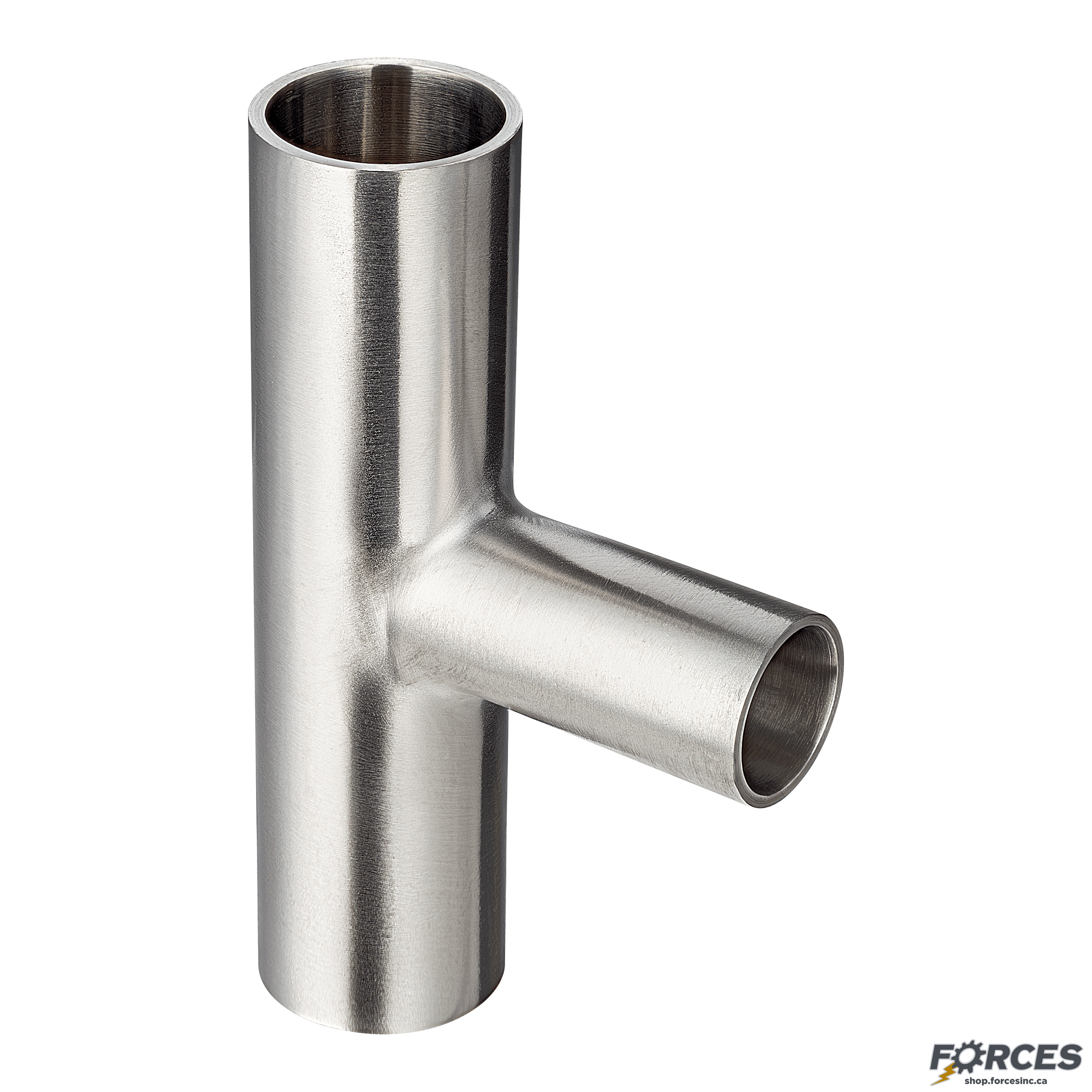 4" x 1" Butt Weld Tee Reducer - Stainless Steel 316 - Forces Inc