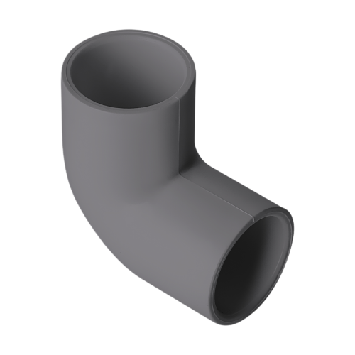 PVC Elbow 90° (Socket) Sch 40 - Grey