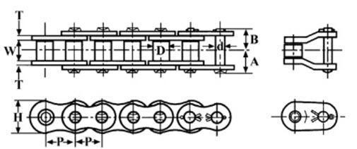 #41 Roller Chain PLI Premium Nickel Plated | RC41-NP (10ft) - Forces Inc