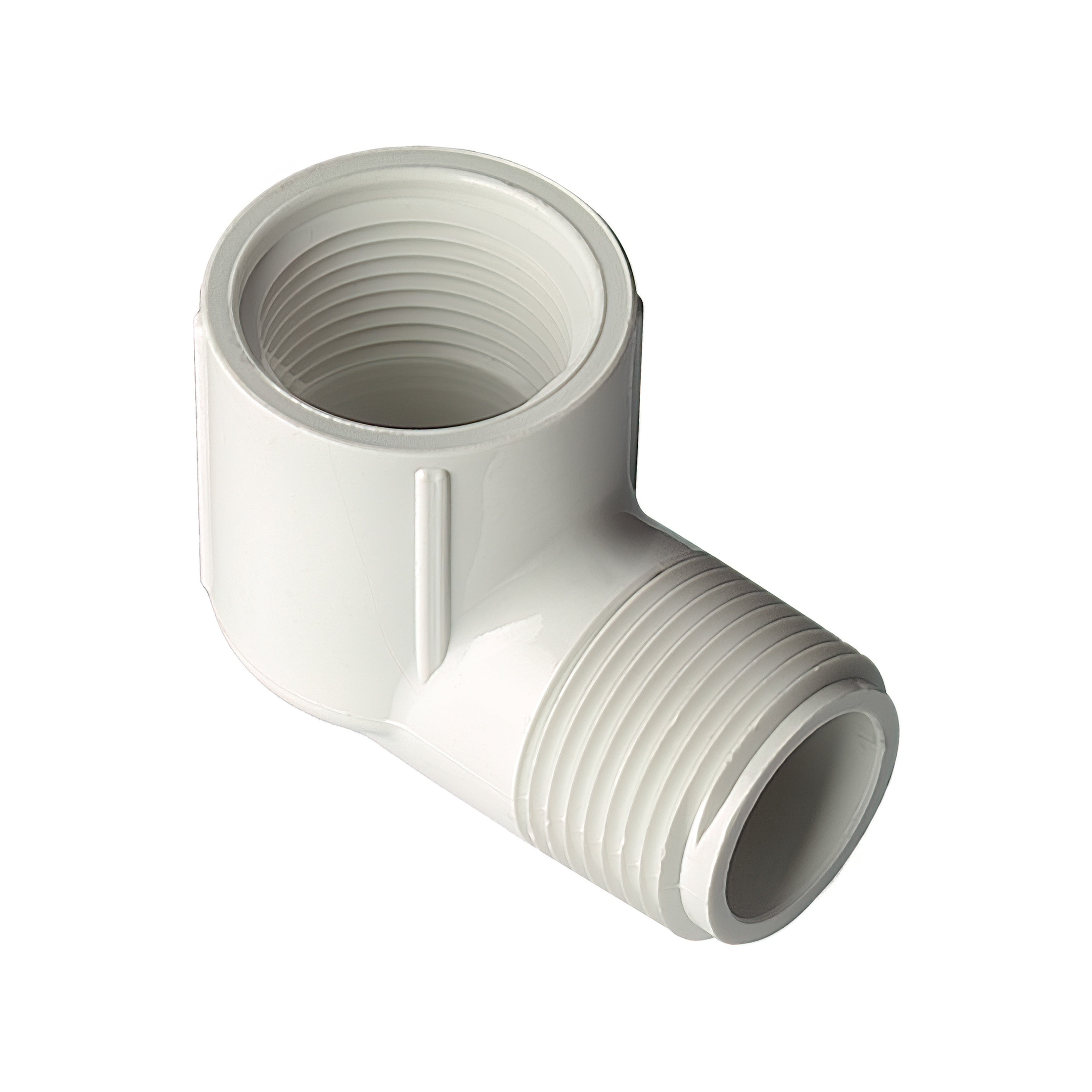 PVC Street Elbow 90° (MPT x FPT) Sch 40 - White
