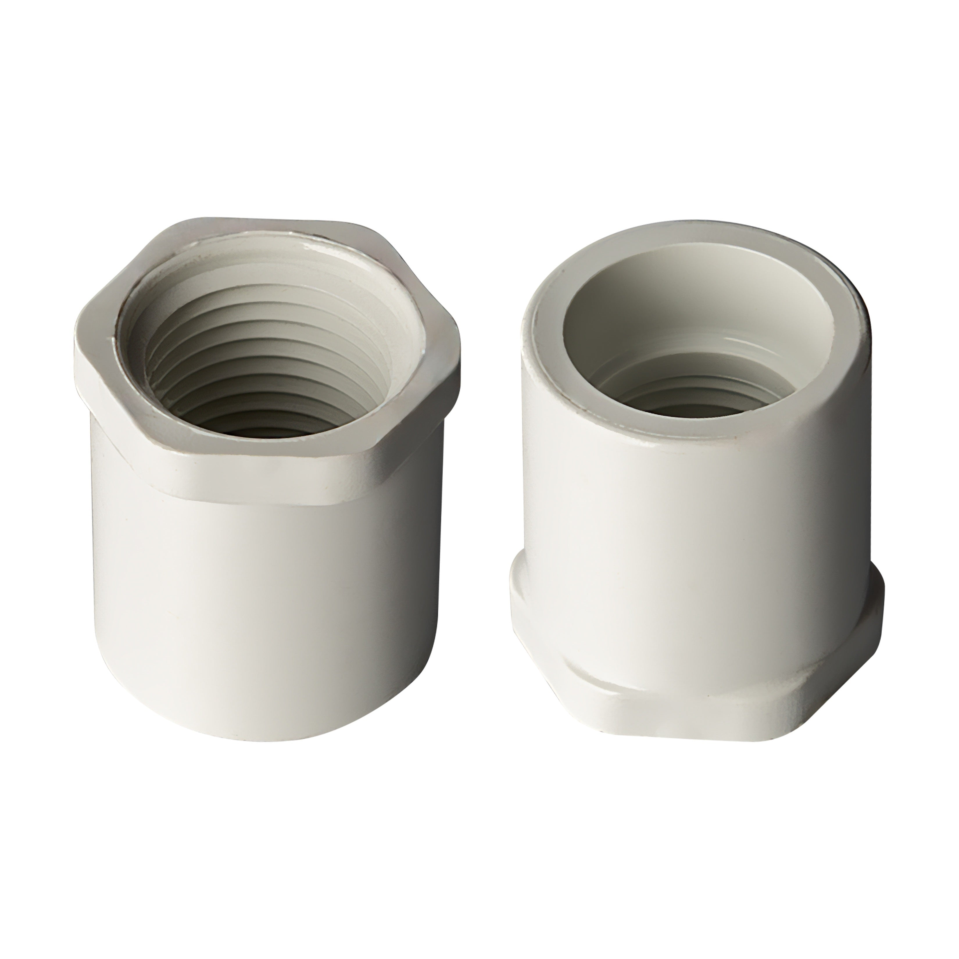 PVC Reducer Bushing (SPG x FPT) Sch 40 - White