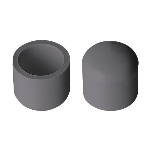 PVC Cap (Socket) Sch 40 - Grey