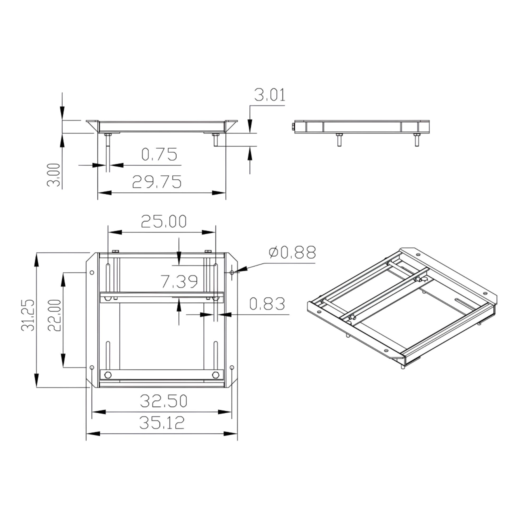 Motor Slide Base For Size 449T Frame