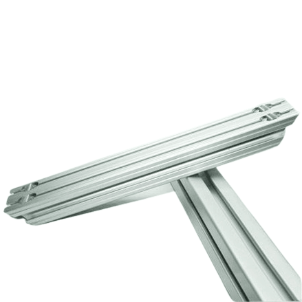 45° Extrusion supports 1515x12 for 15 Series Light T-Slot - Forces Inc