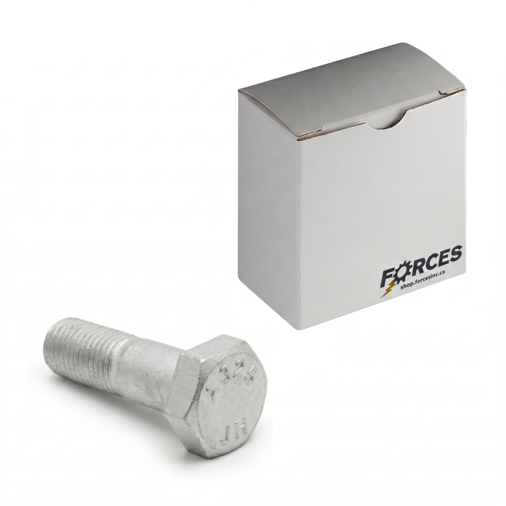 A325 Type 1 Hvy Hex Structural Bolt 1-1/4"-7 x 3-1/4" (PT) HDG