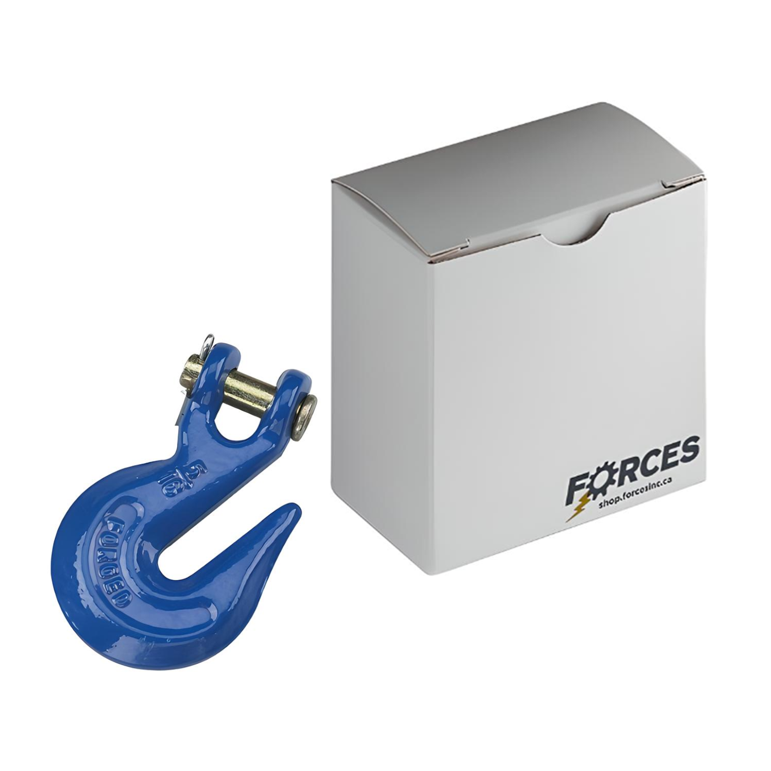 5/16" Clevis Grab Hook (3900 lbs) - Steel Blue