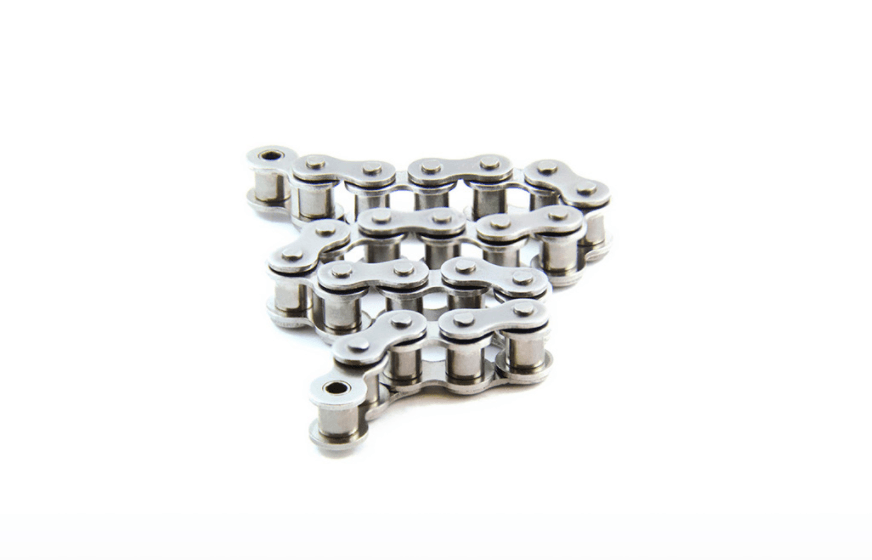 #50 Stainless Steel Hollow Pin Roller Chain | 50-HPSS (10ft) - Forces Inc