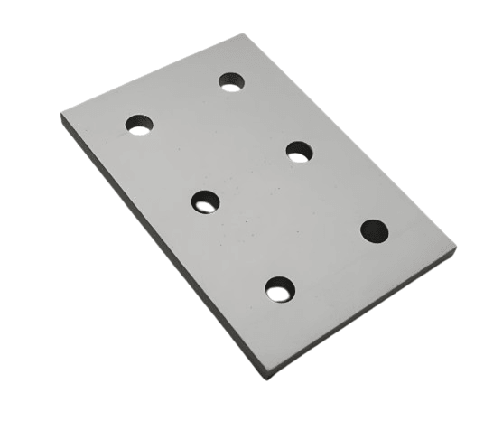 6 Hole Joining Plate 3" x 2" x 3/16" | 10 Series Aluminum T-Slot - Forces Inc