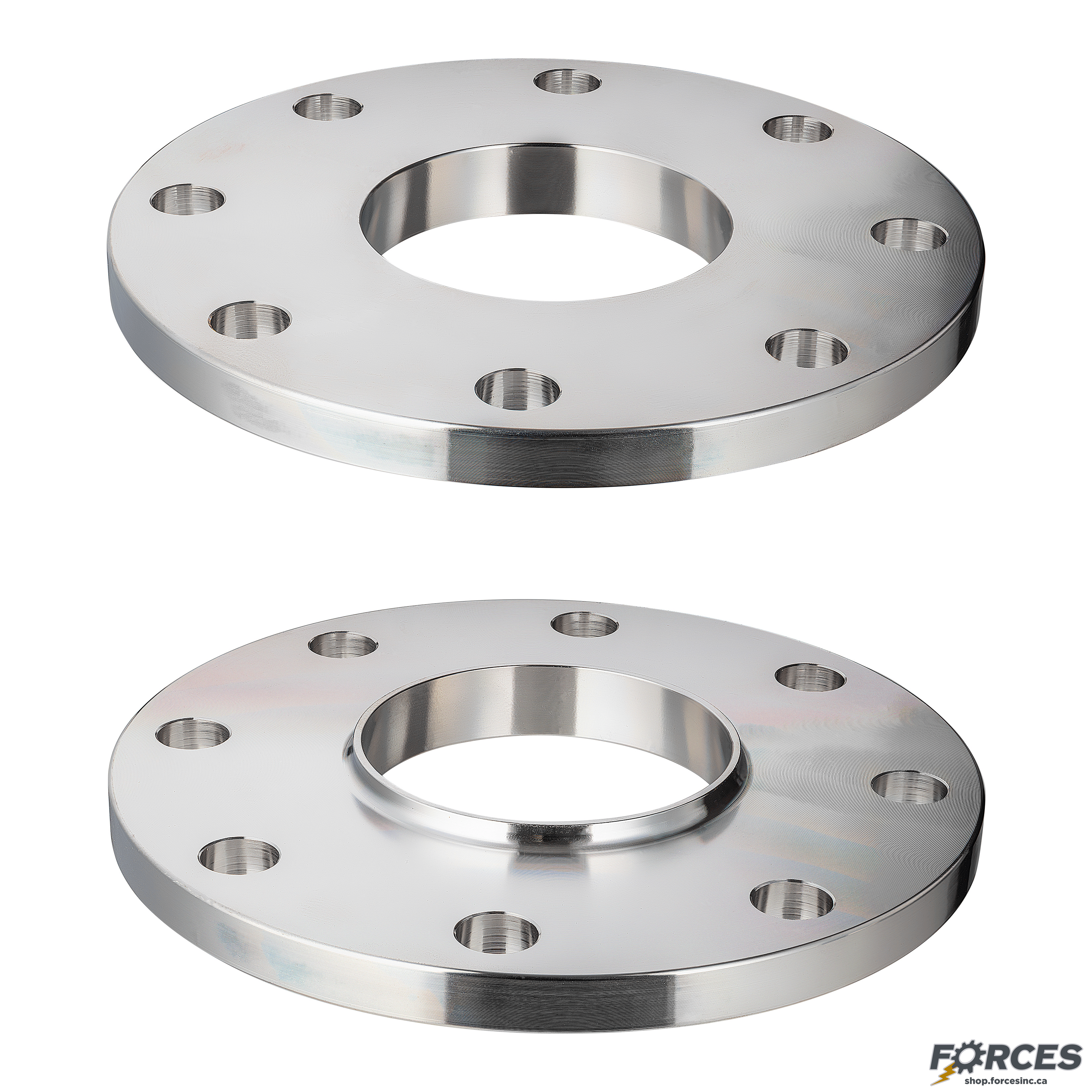 6" Weld-Neck Flange 38W - Stainless Steel 316 - Forces Inc