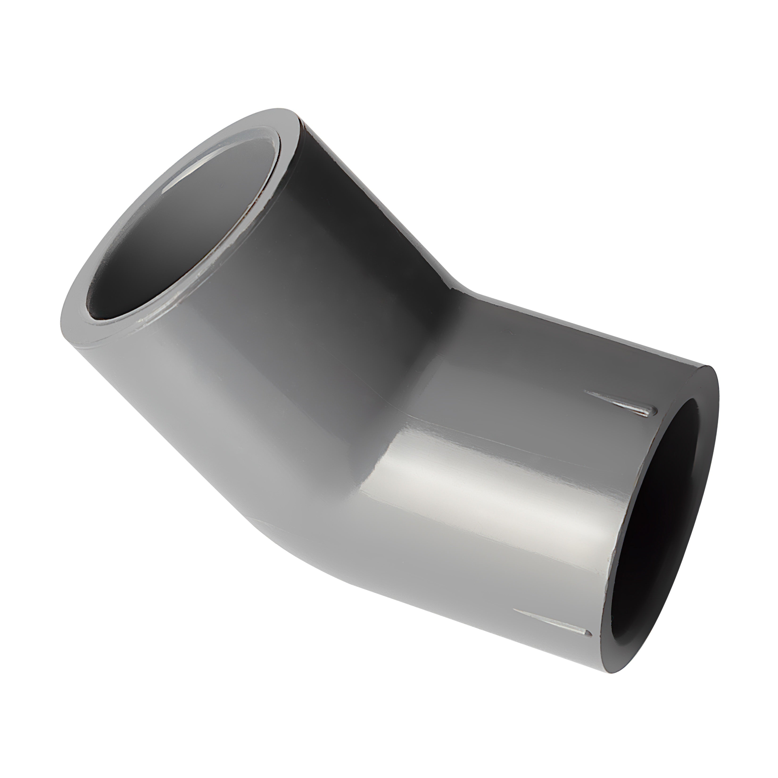 PVC Elbow 45° (Socket) Sch 80 - Grey