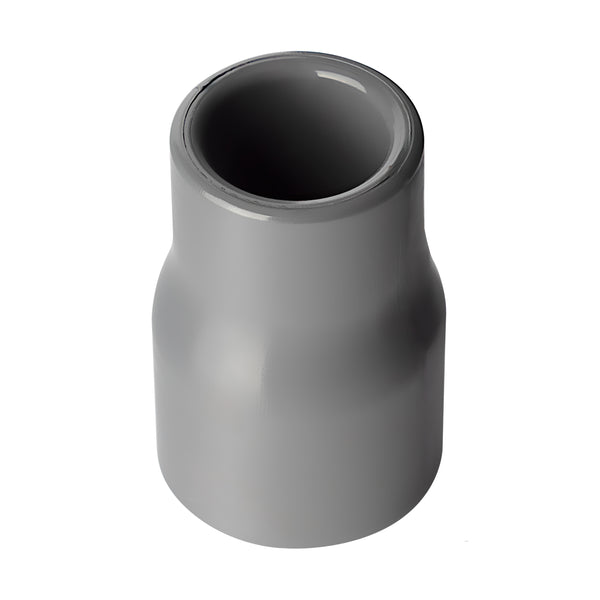 Threaded Pvc Reducing Socket PVC Reducing Coupling (Socket) Sch 80 - Grey