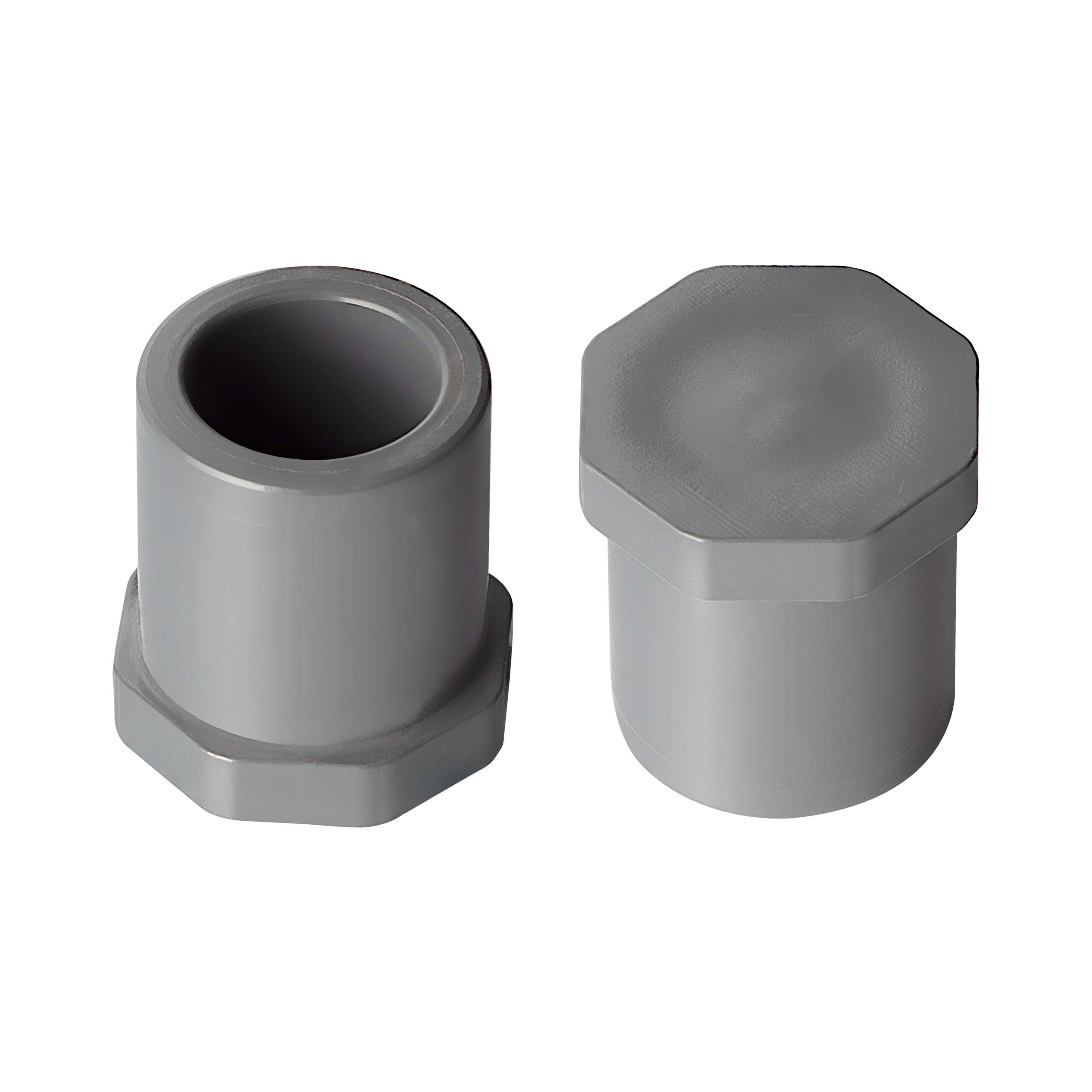 PVC Plug (Spigot) Sch 80 - Grey