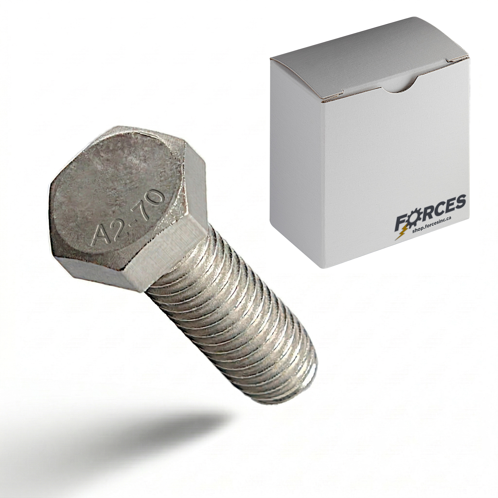 DIN 933 Hex Head Bolt M6-1.00 x 14mm Full thread - Stainless Steel A2 (18-8)