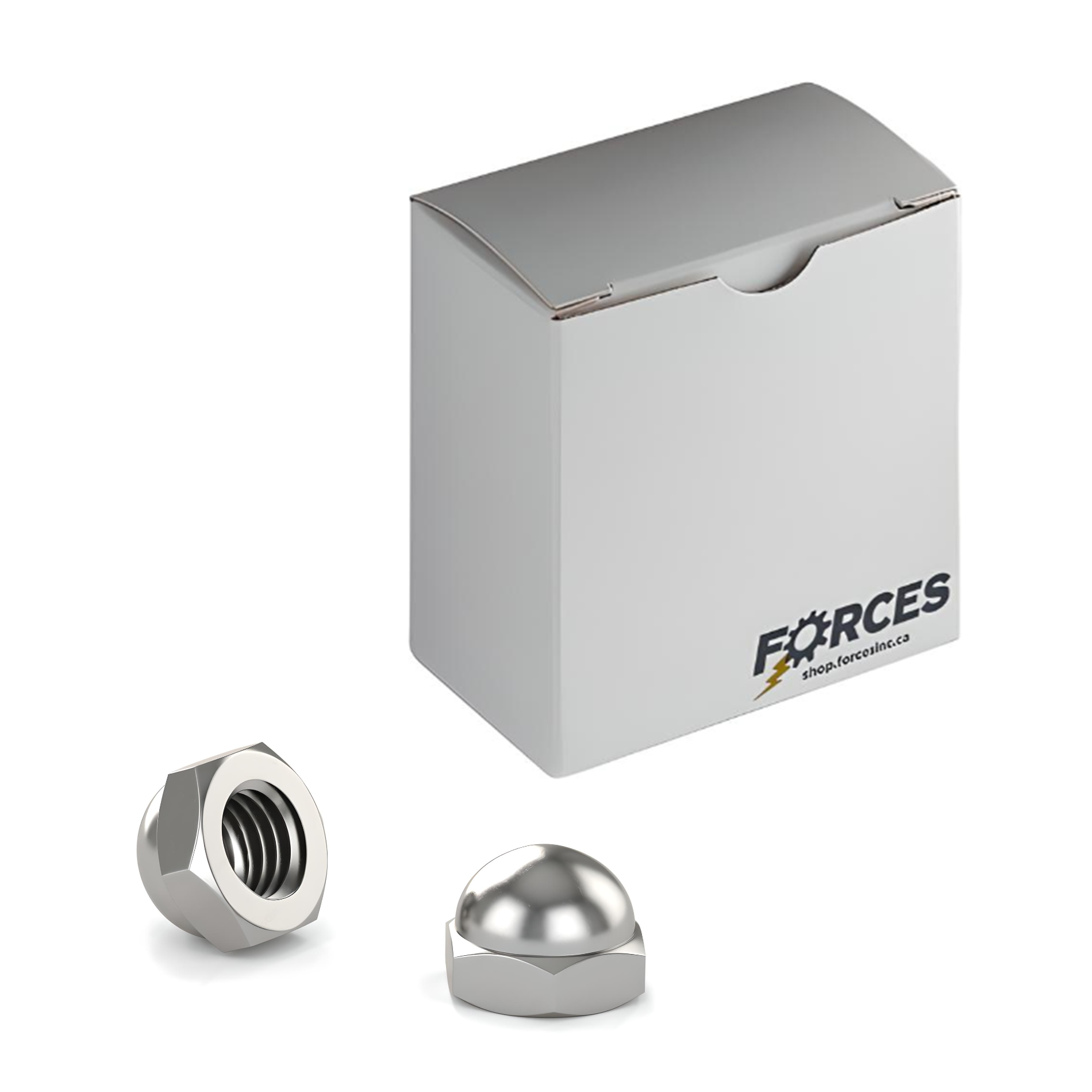 DIN 1587 M8-1.25 Acorn Cap Nut - Stainless Steel A4(316)